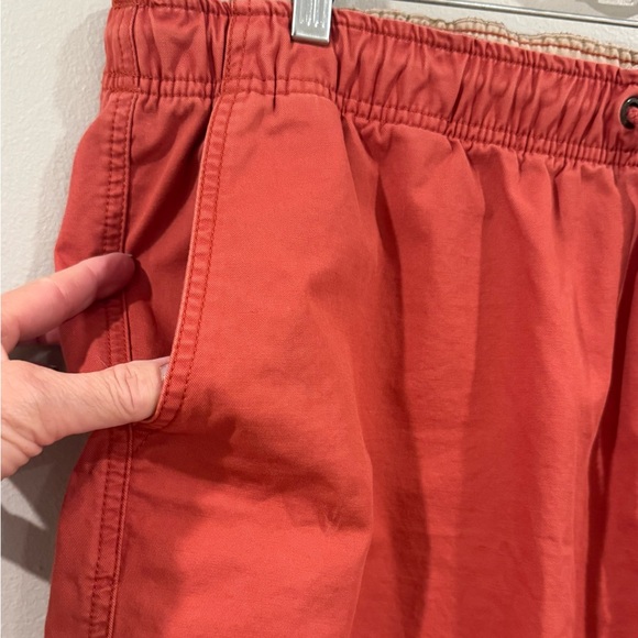 LL Bean Dock Shorts Men XL Lot of 2 Organic Cotton Canvas Drawstring Classic Fit - Picture 4 of 10